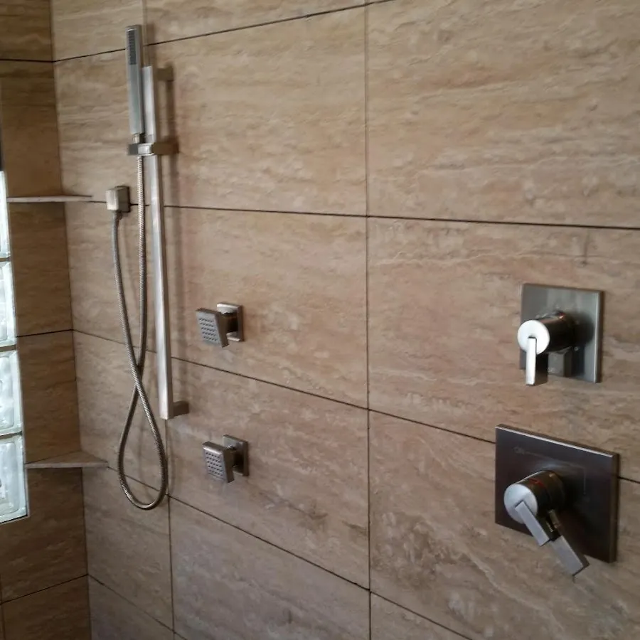 Shower fixture installation for Water Heater Replacement in Salisbury
